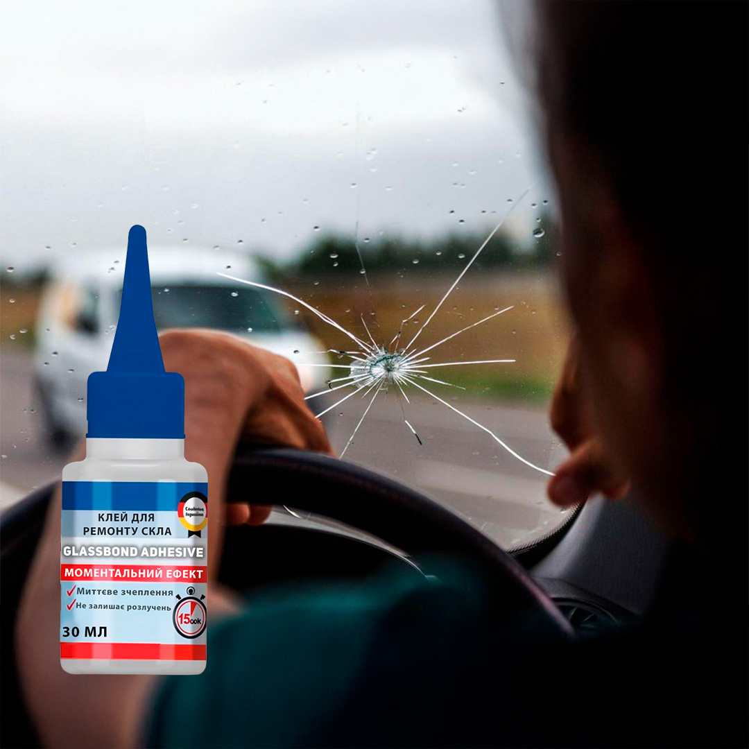Клей для тріщин на склі
